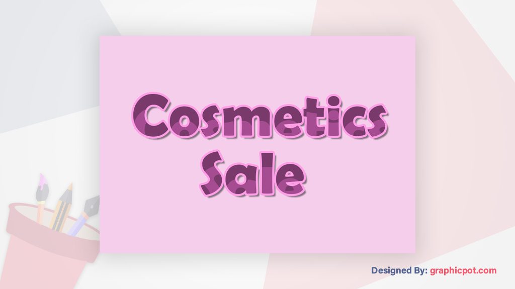 Cosmetics Sale Icon