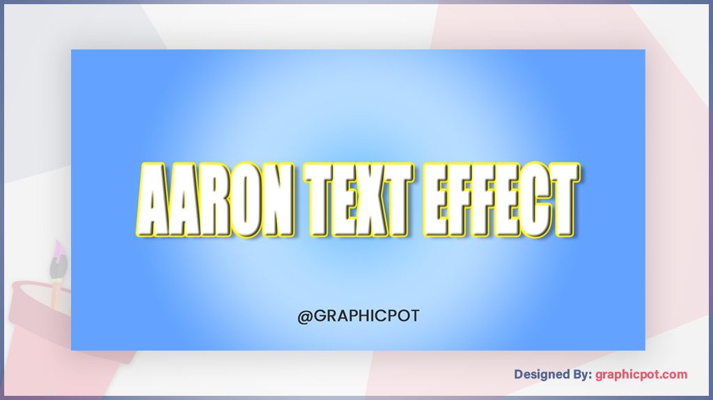 Aaron Text Effect